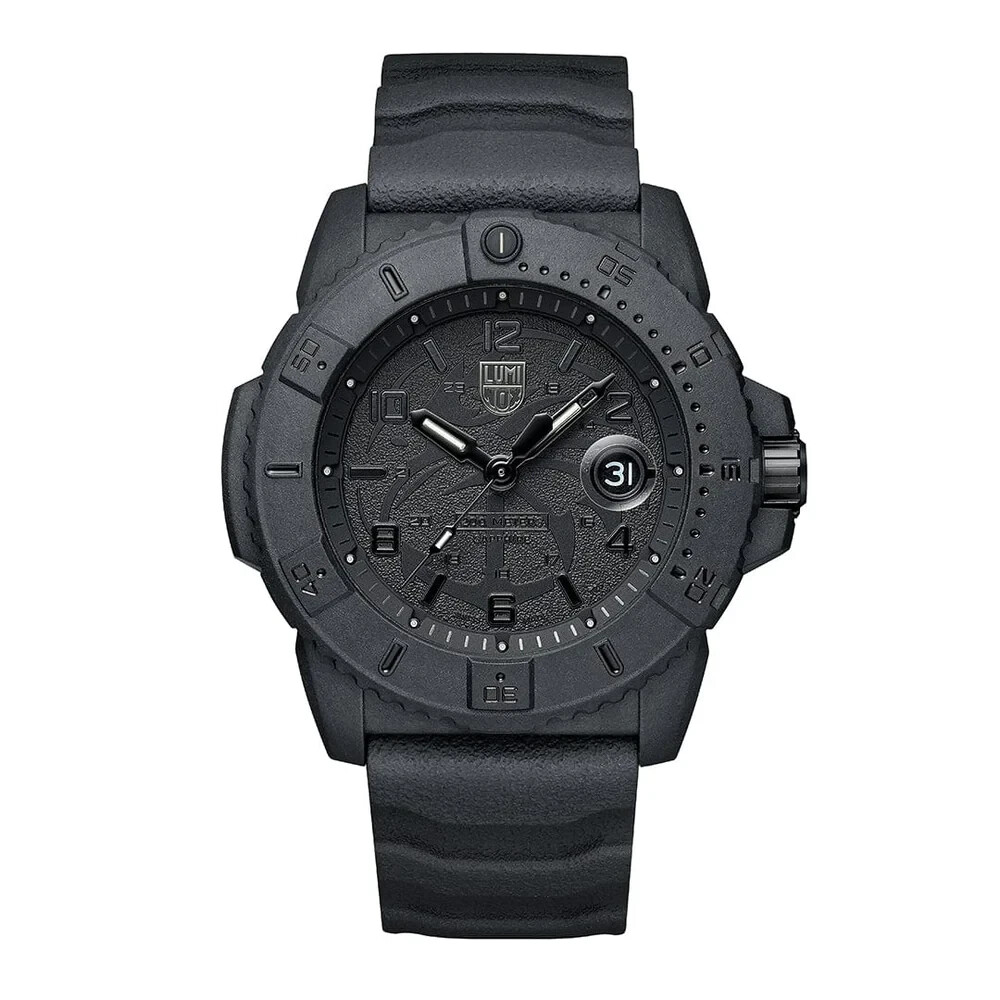 LUMINOX Navy SEAL Foundation 45mm Military Blackout Men’s Watch XS.3601.BO.NSF