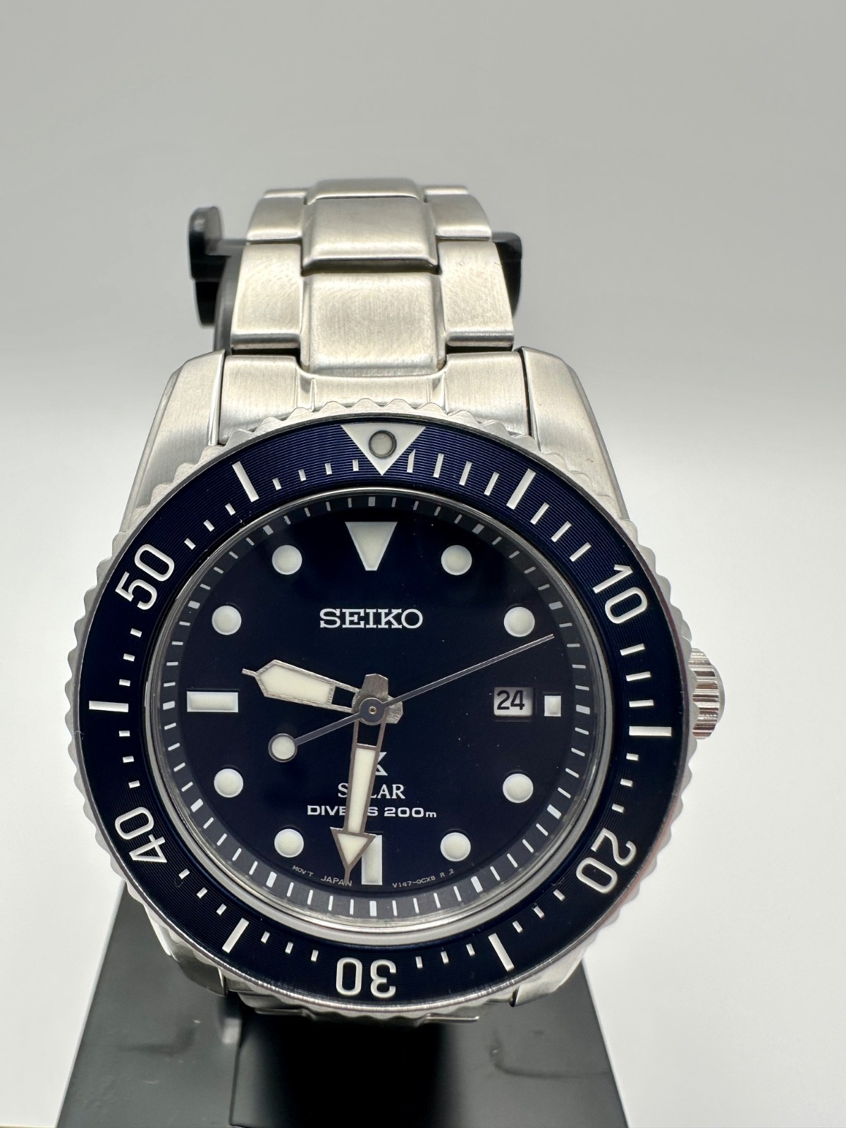 Seiko Prospex Sea SNE585 Blue Dial Men’s Solar Diver Watch 38.5mm