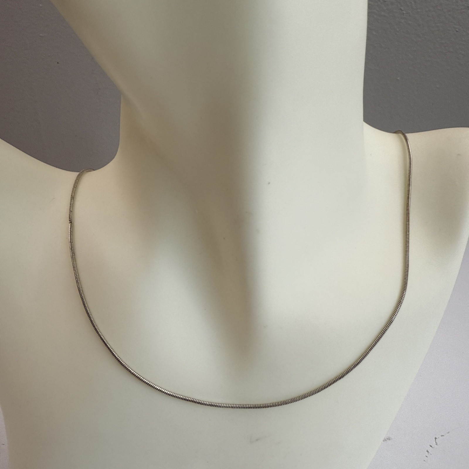 925 Sterling Silver 2mm Wide 20” Snake Chain Necklace
