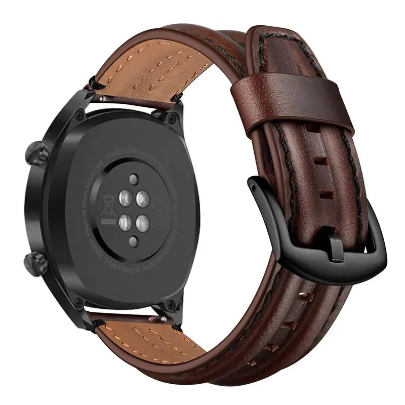 Cow Leather Watch Strap 20mm 22 24mm Stitching Watch Band Vintage Wristband Belt