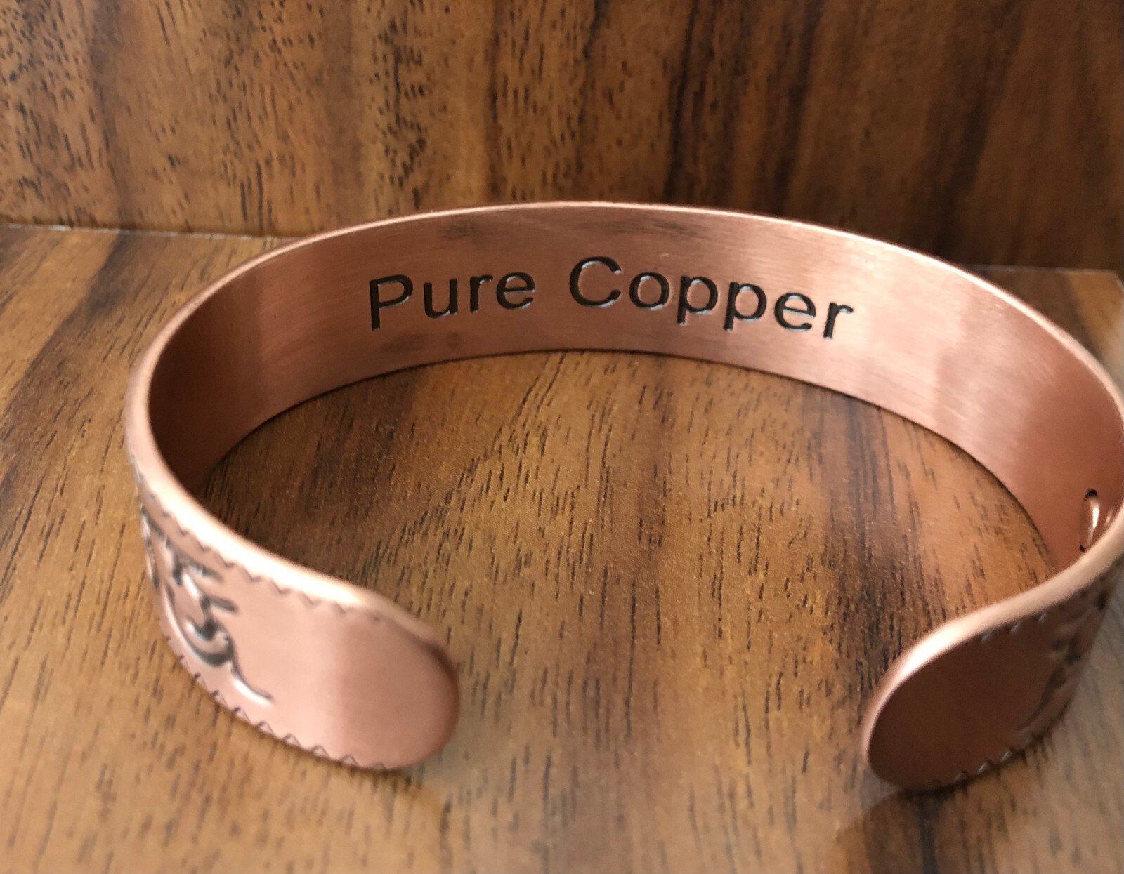 Horse Shoe Pure Copper Magnetic Bracelet Arthritis Pain Therapy Energy Cuff
