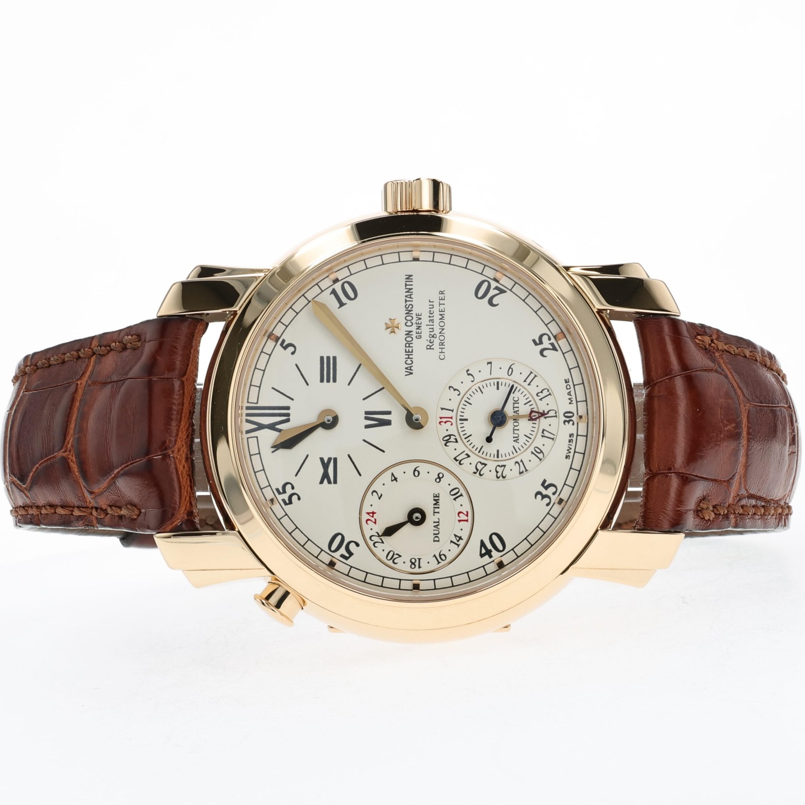 Vacheron Constantin Malte Dual Time Solid 18kt Yellow Gold 42005/000J-8901