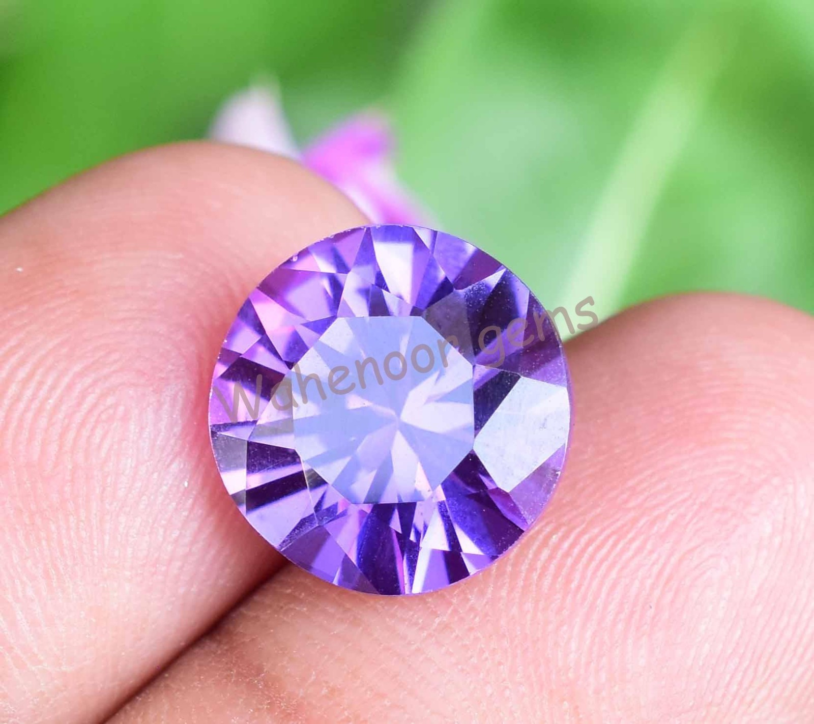 Natural 7.65 Ct Boysenberry Sapphire Round Master Shape AGL Certified Gemstone