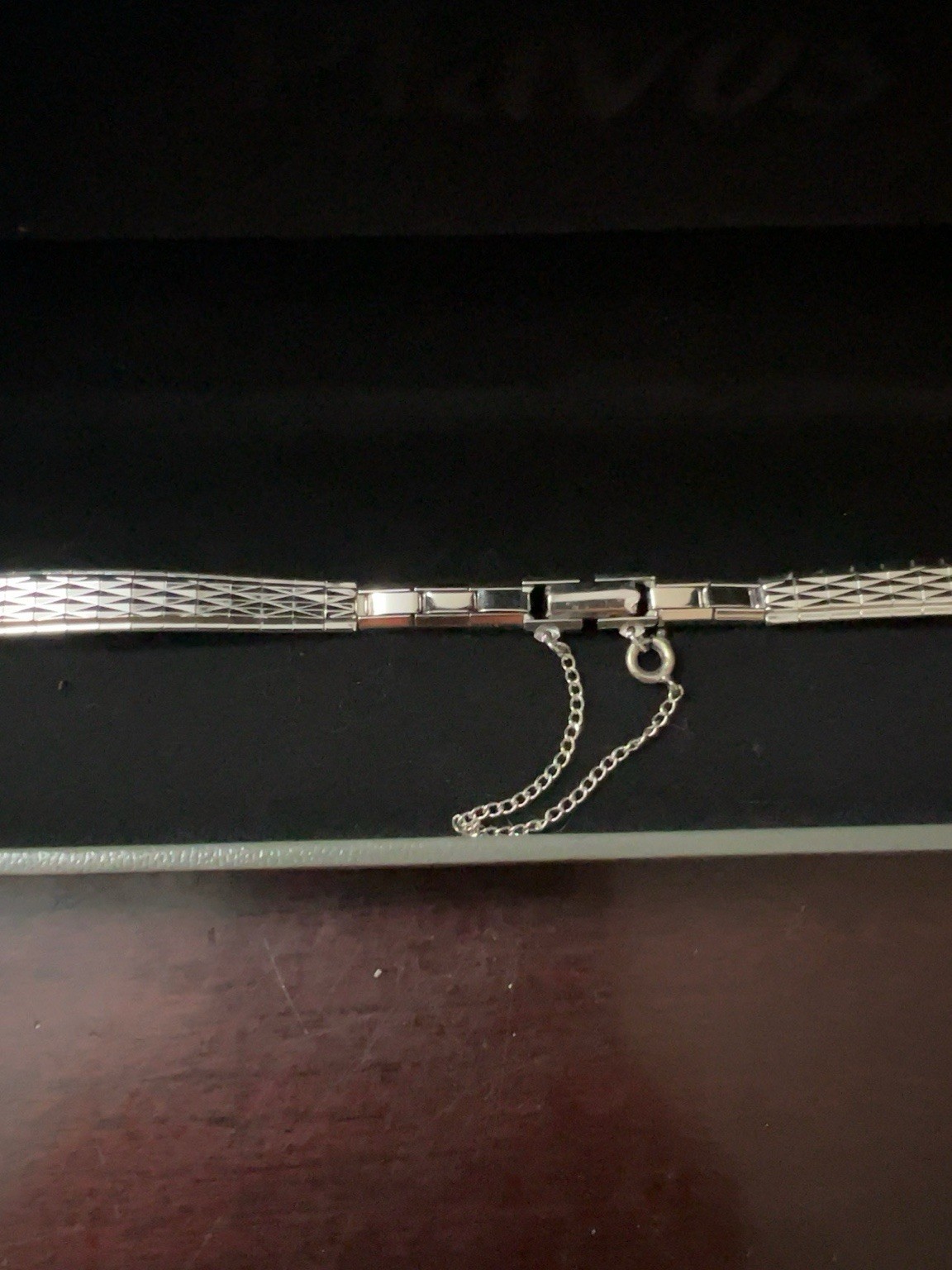 Vintage Kreisler 10K GF Women’s Watch Band Safety Chain Stainless Steel