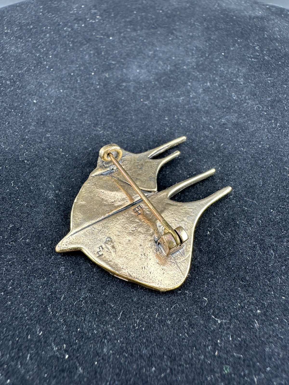Eivind Hillestad Viking Ships Brooch Signed