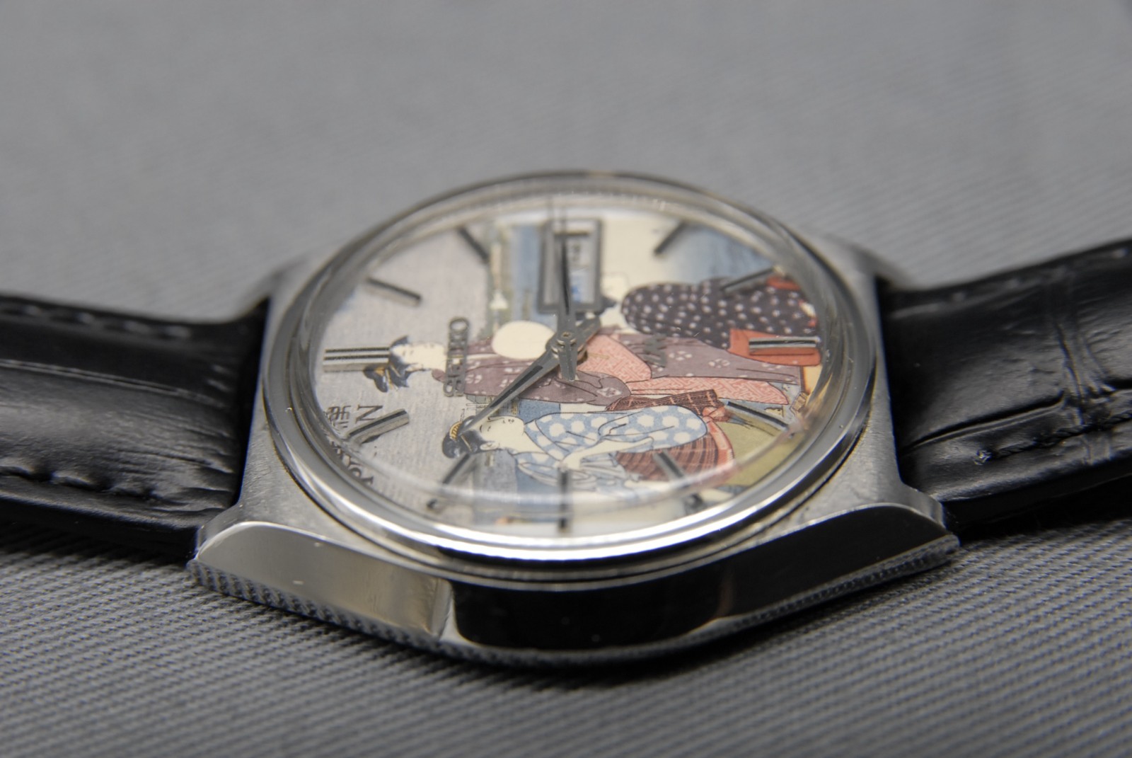 CLA’d [N MINT ] Vintage SEIKO Lord Matic 5606-7010 LM 37mm UKIYOE AT Men’s Watch