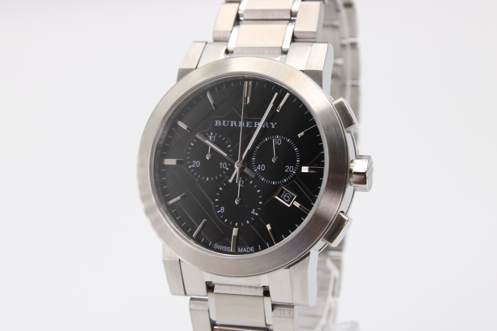 BURBERRY The City BU9351 Stainless Steel Black Dial Men’s Watch 42mm