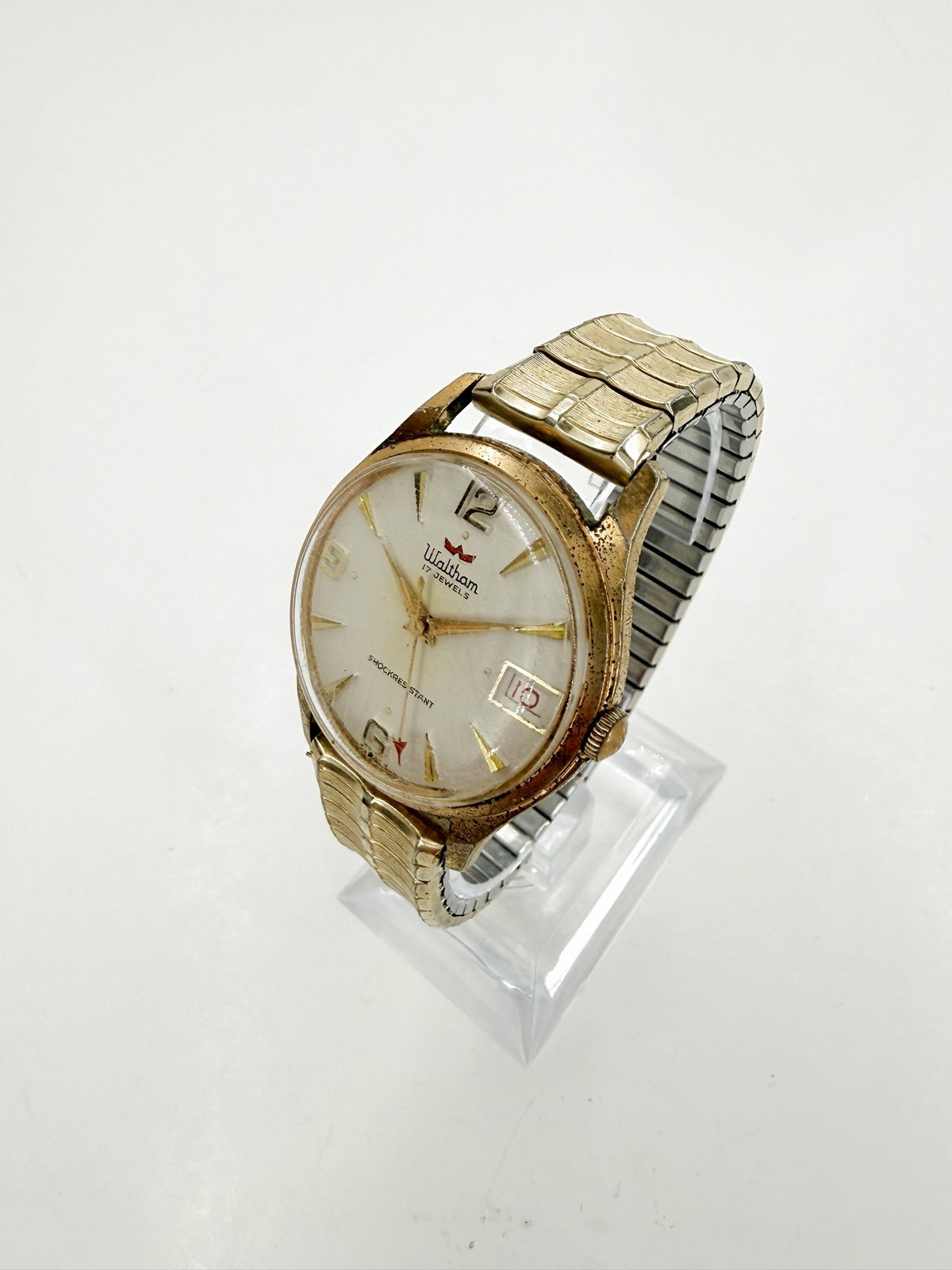 Vintage Waltham 17 Jewels Gold Filled Manual Wind Expansion Band