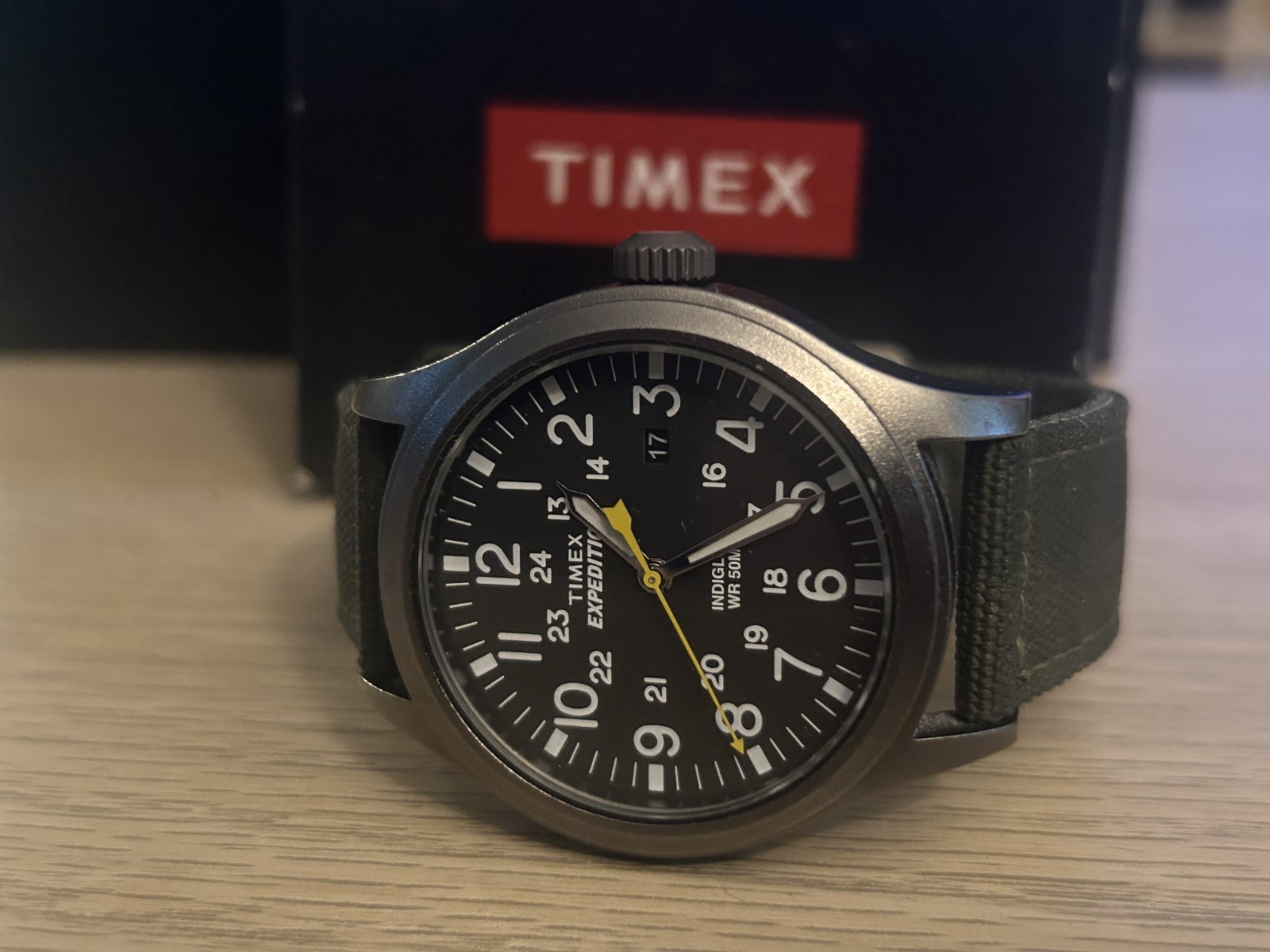 Timex T49961 Expedition Scout Green Indiglo Mens Full Kit