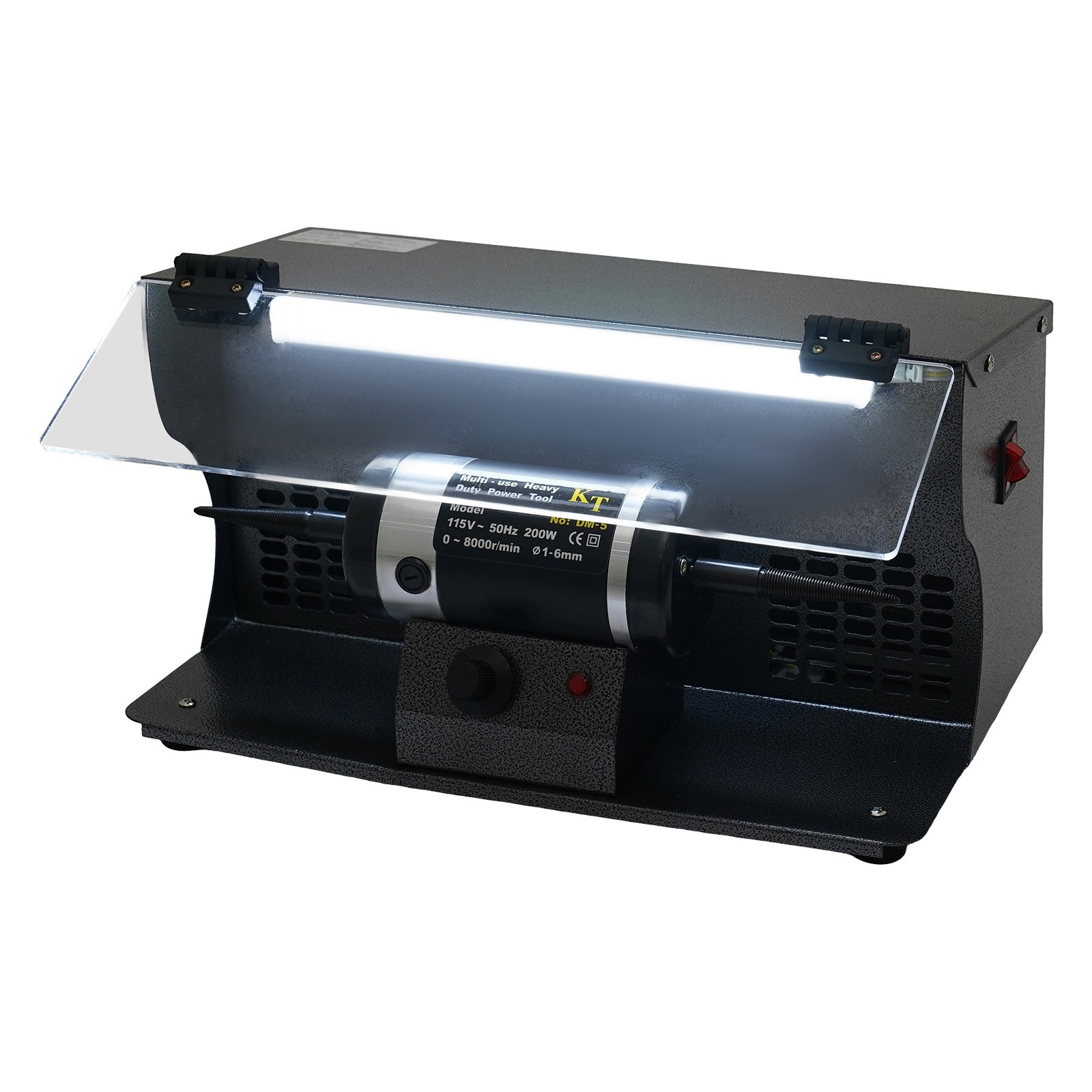 Polishing Machine with Dust Collector, Variable Speed Bench Polishing Grinder