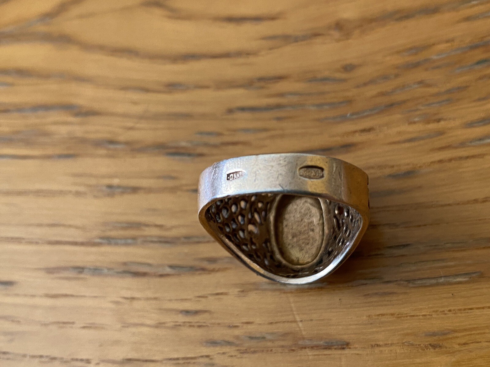 Vintage USSR Silver Ring OLYMPIC GAMES 875, Size 8 (18.30 mm) + Video