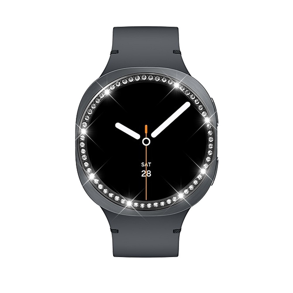 Metal Case Diamond Bezel Frame Cover For Samsung Galaxy Watch 8 7 6 5 4 40/44MM