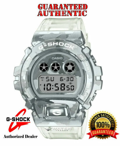 Casio G-Shock GM6900SCM-1 Camouflage Metal Case Skeleton Semi-Transparent Band