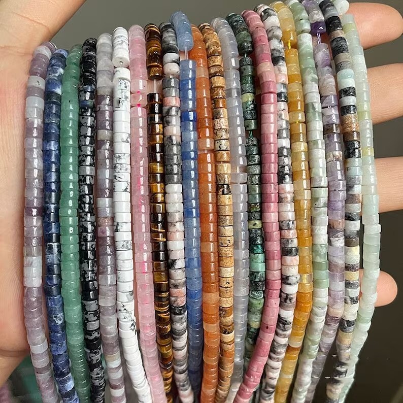 Minimalist Dainty Crystal Assorted Natural Gemstone Beads Healing Reiki Bracelet
