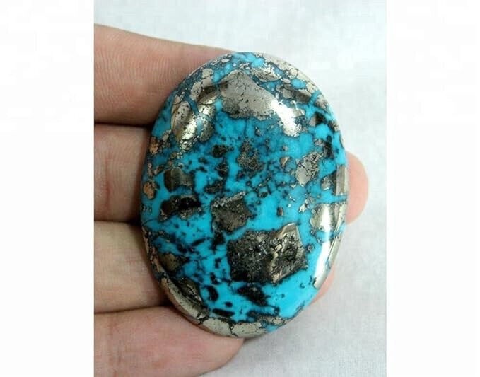 12.00 CARAT irani Turquoise firoza GEM Stone Original LAB -Certified I Natural