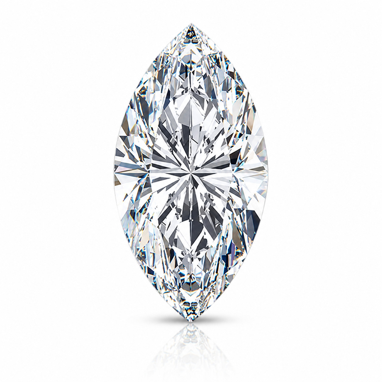 3x6mm Marquise D color Lab grown Diamond IF Clarity GIE Certified Loose Gemstone