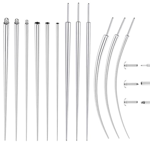 Piercing Ball Grabber Tool, 14-20G Taper for Thread+Threadless(14G 16G 18G)