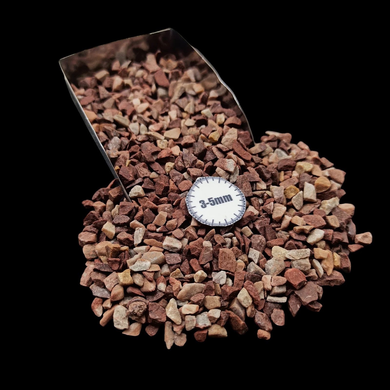 Chocolate Jasper Coarse Gemstone 3-5mm for Bottles Home Decor