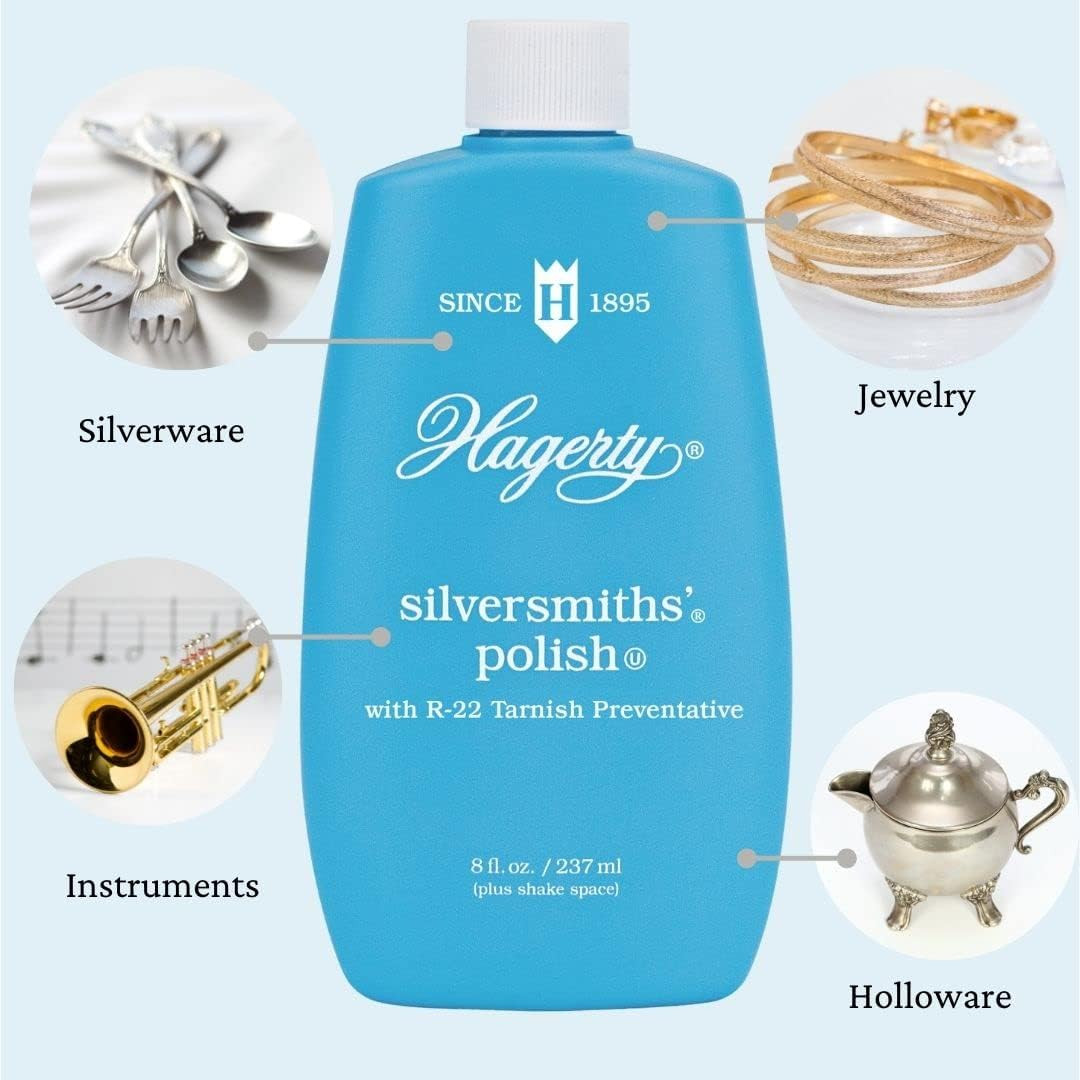 Silversmiths’ Polish, Professional Silver Cleaner and Tarnish Remover for Jew…