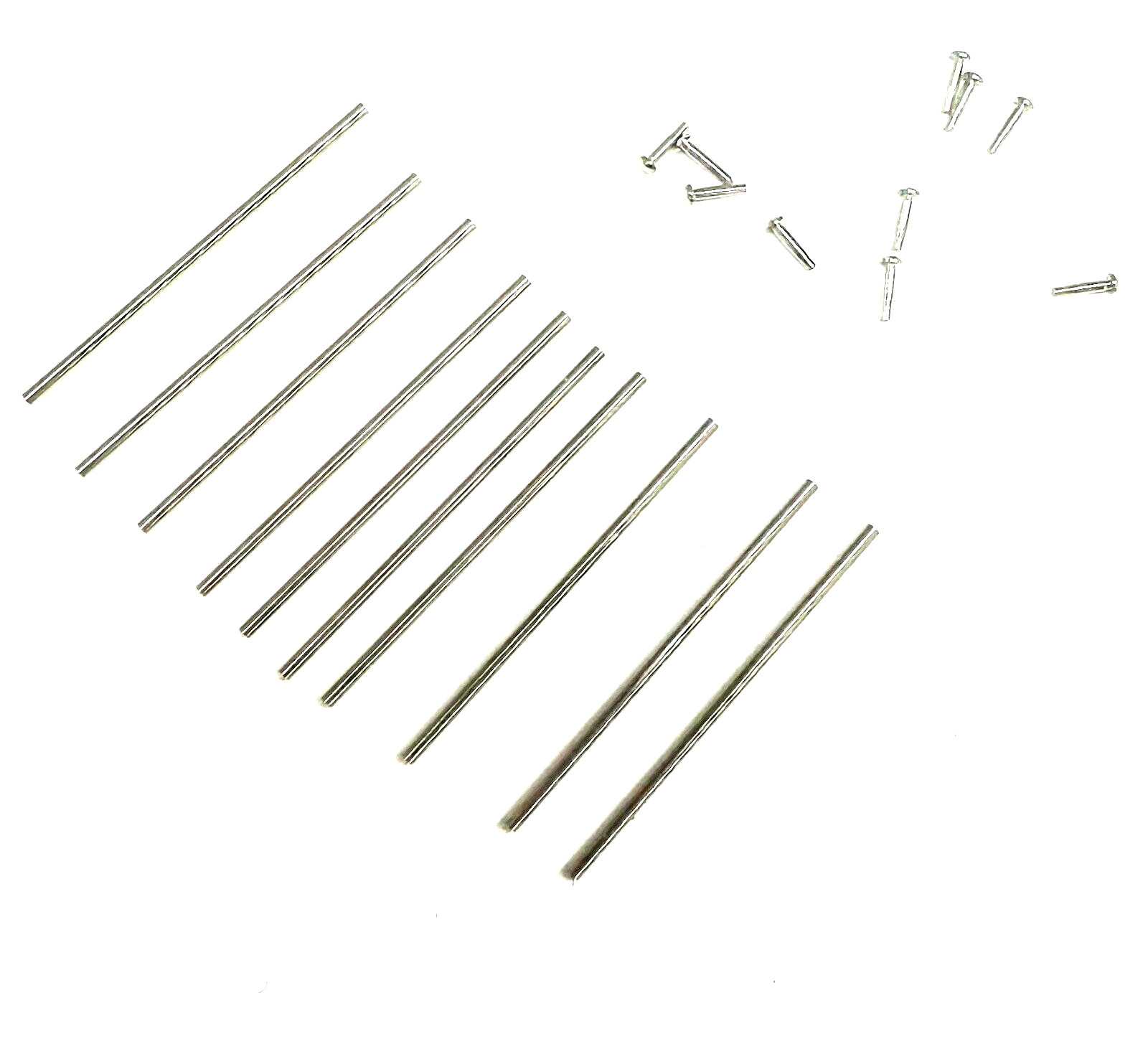 SET OF 10 SAFETY LOCK PINS FOR MENS WATCH BAND FLIP LOCK CLASP SIZE (30MMx1.5X1)