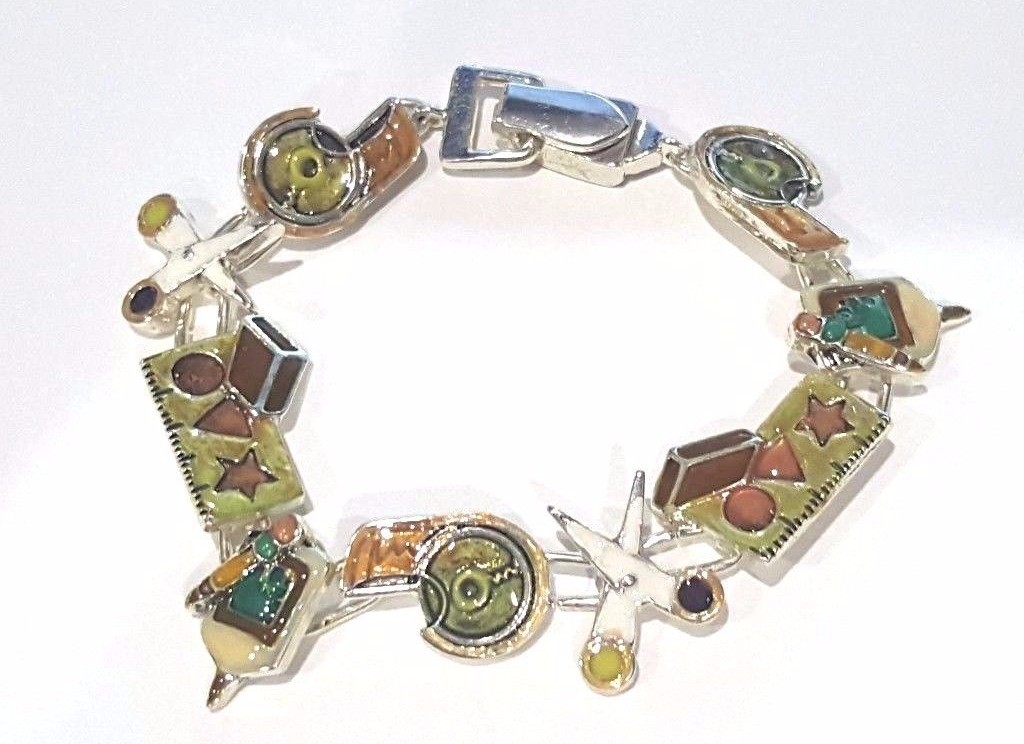 NEW SCHOOL Scrap booking crafts magnetic BRACELET