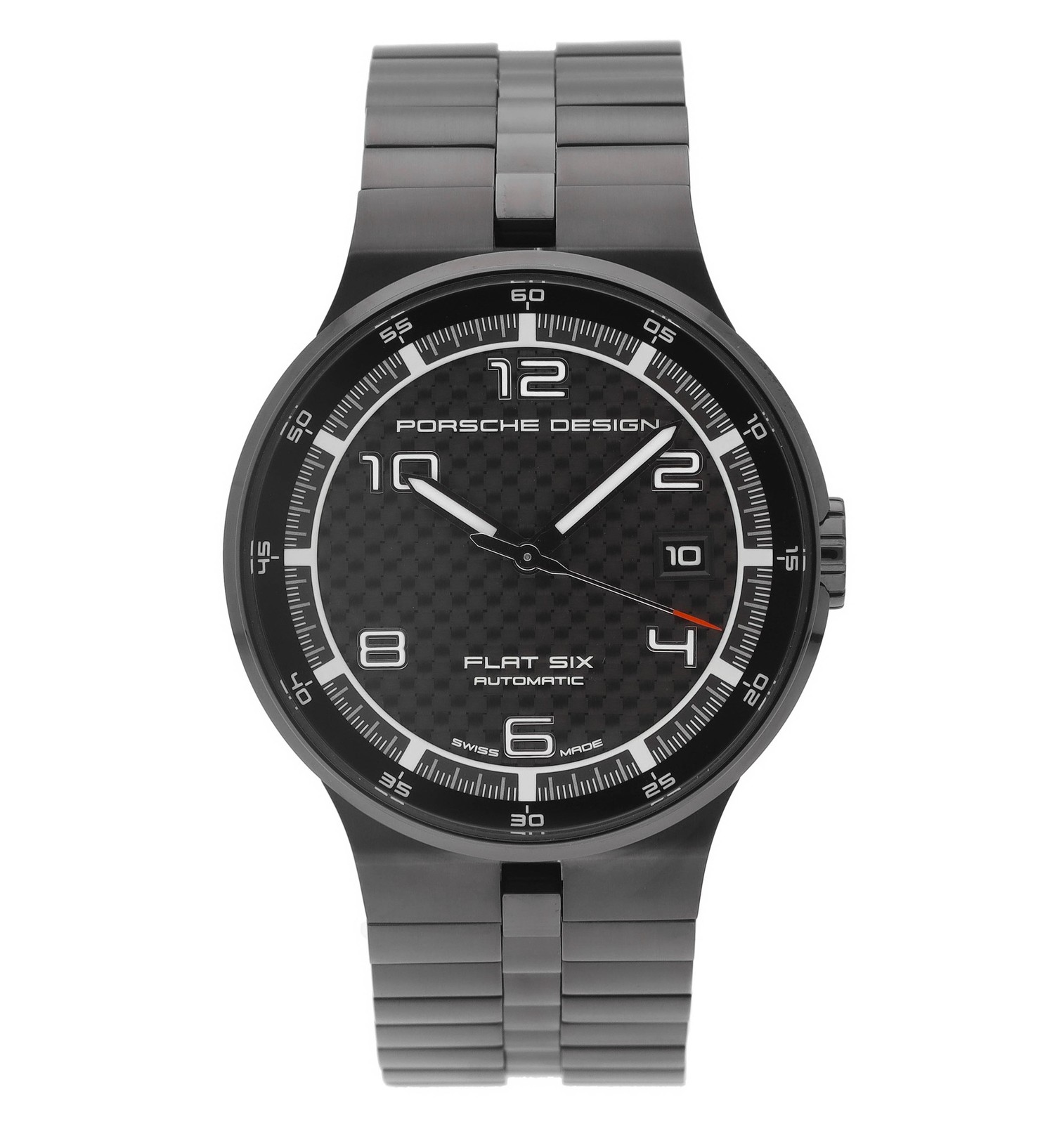 Porsche Design Flat Six 40mm Black Dial Automatic Men’s Watch P.635143040275