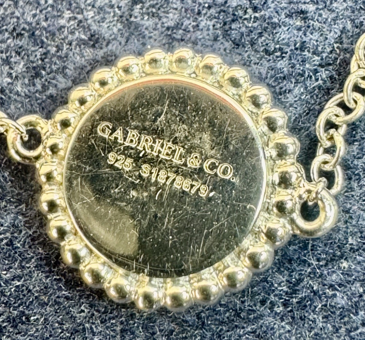 NEW Gabriel & Co Cross Bracelet 925 Sterling Silver Diamond .03ct Bujukan NIB NY