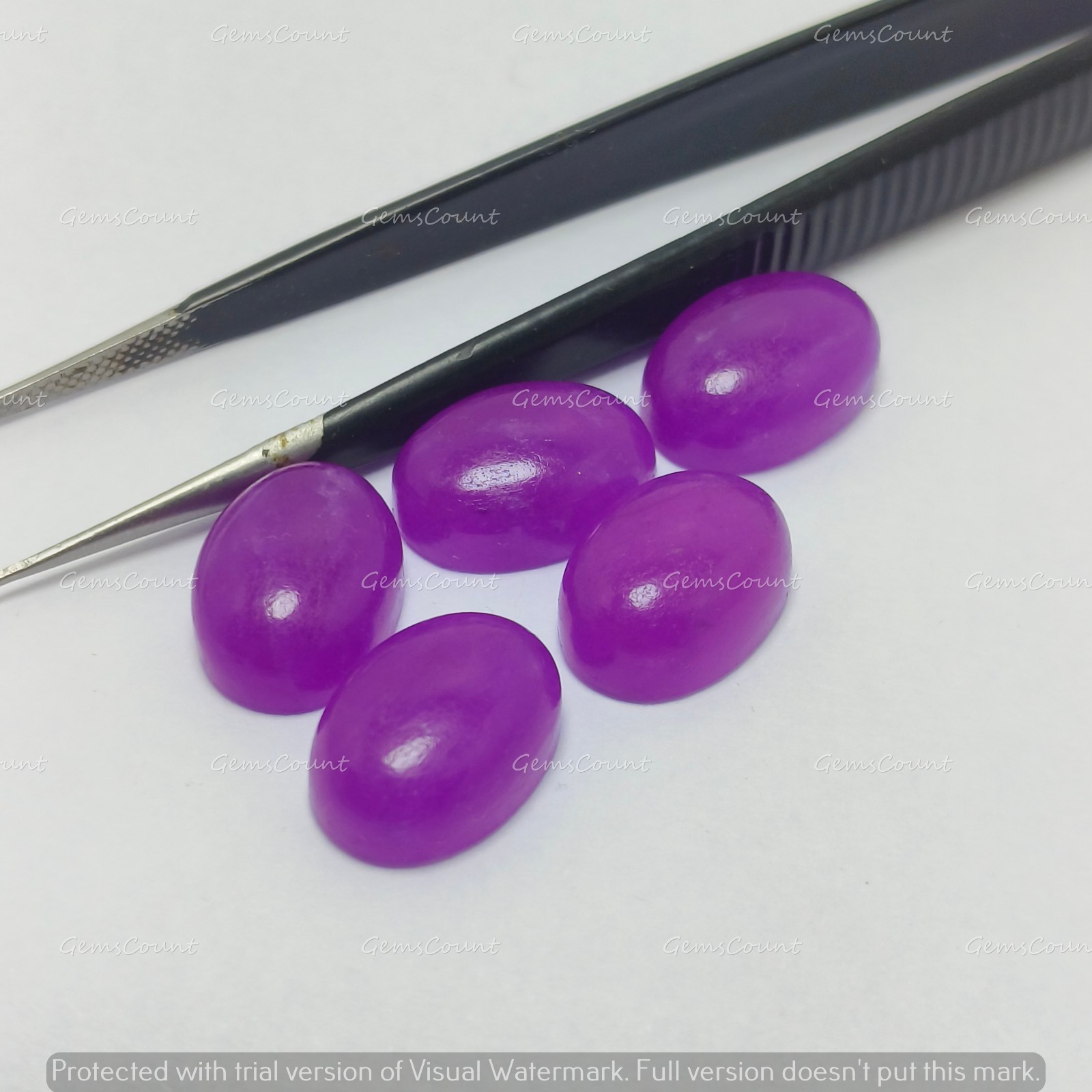 Natural Lavander Jade Oval Cabochon Handmade Gemstone 3x5mm-18x25mm