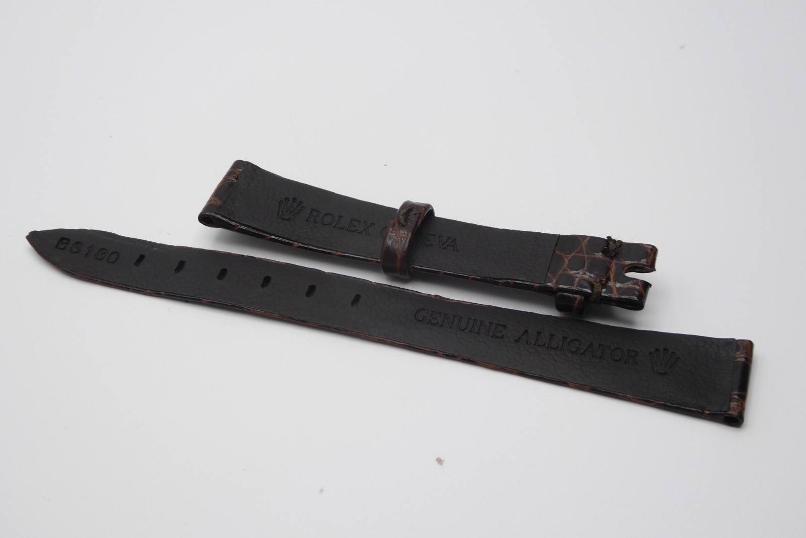 Rolex Lady-Datejust croco leather strap 13mm