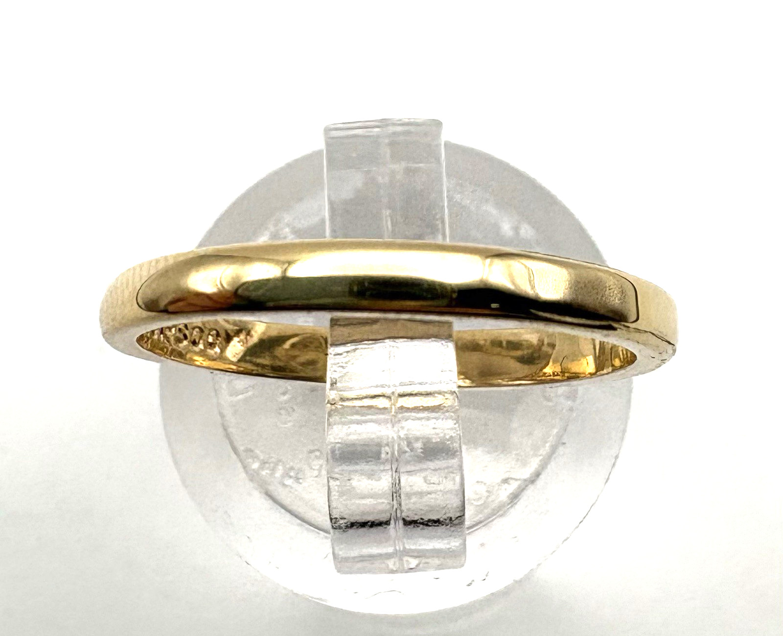estate 14k yellow gold 2.1mm wedding band 1.9g sz5.25 $1000 #313