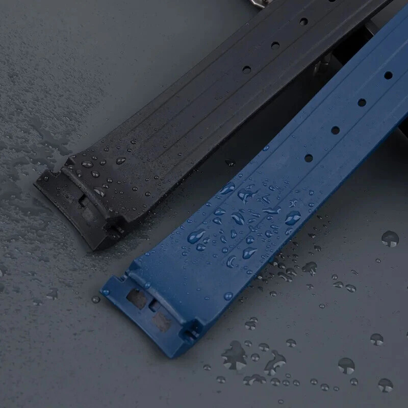 For Omega MoonSwatch Speedmaster 19mm 20mm 21mm Fluorine Rubber Watch Band Strap