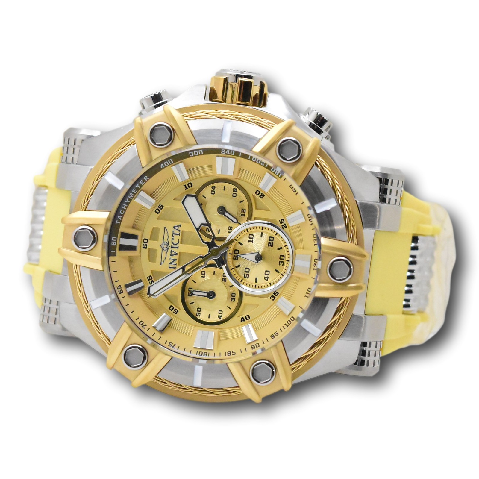 Invicta Bolt Desert Titan Men’s 52mm Tan Quartz Chronograph Watch 49808