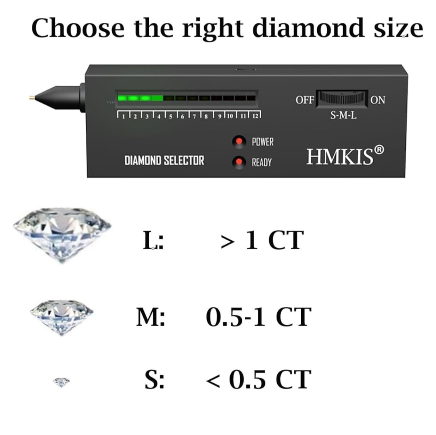Diamond Tester Professional, High Accuracy Jewelry Diamond Tester Pen,
