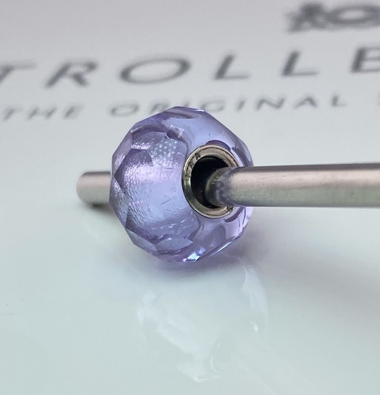Trollbeads Lavander Prism Bead