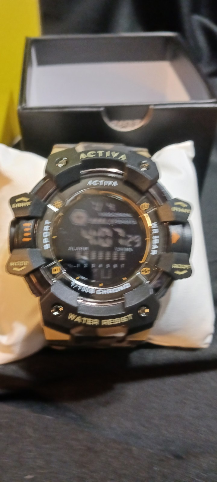 Activa Armour X Invicta Men’s 50mm Camouflage Khaki Digital Watch ACW8050MC-001