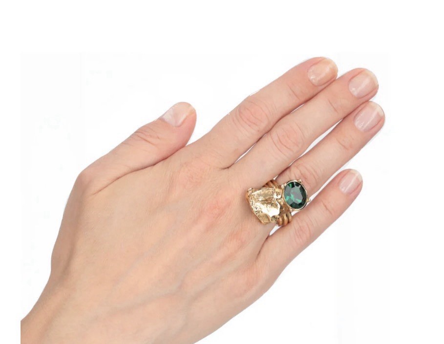 Vintage Yves Saint Laurent Arty Ring FREE SHIPPING