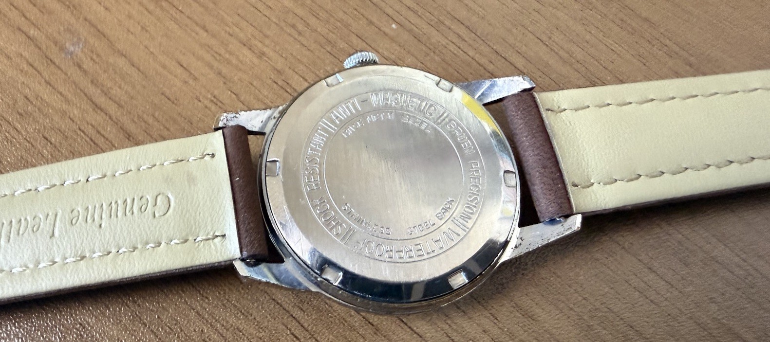 Vintage Gruen Precision Waterproof Swiss Mechanical Watch Running Men’s Watch SS