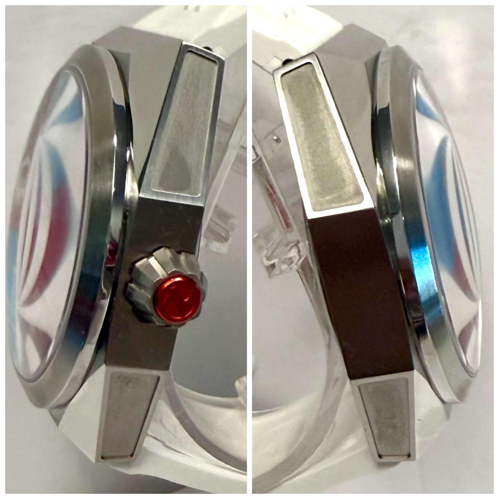 48mm SKYLAB Auto Blue & Red Rotating Satellite Hours LE#033/150 NUBEO Mens Watch
