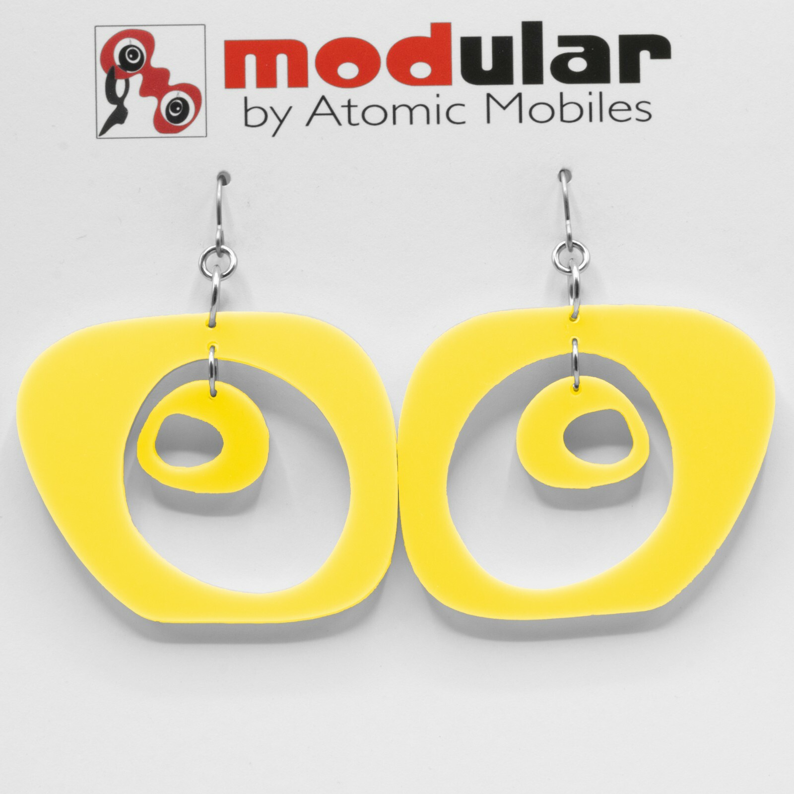 PARIS Statement Earrings – MOD Retro Mid Century Modern Style Gift For Her