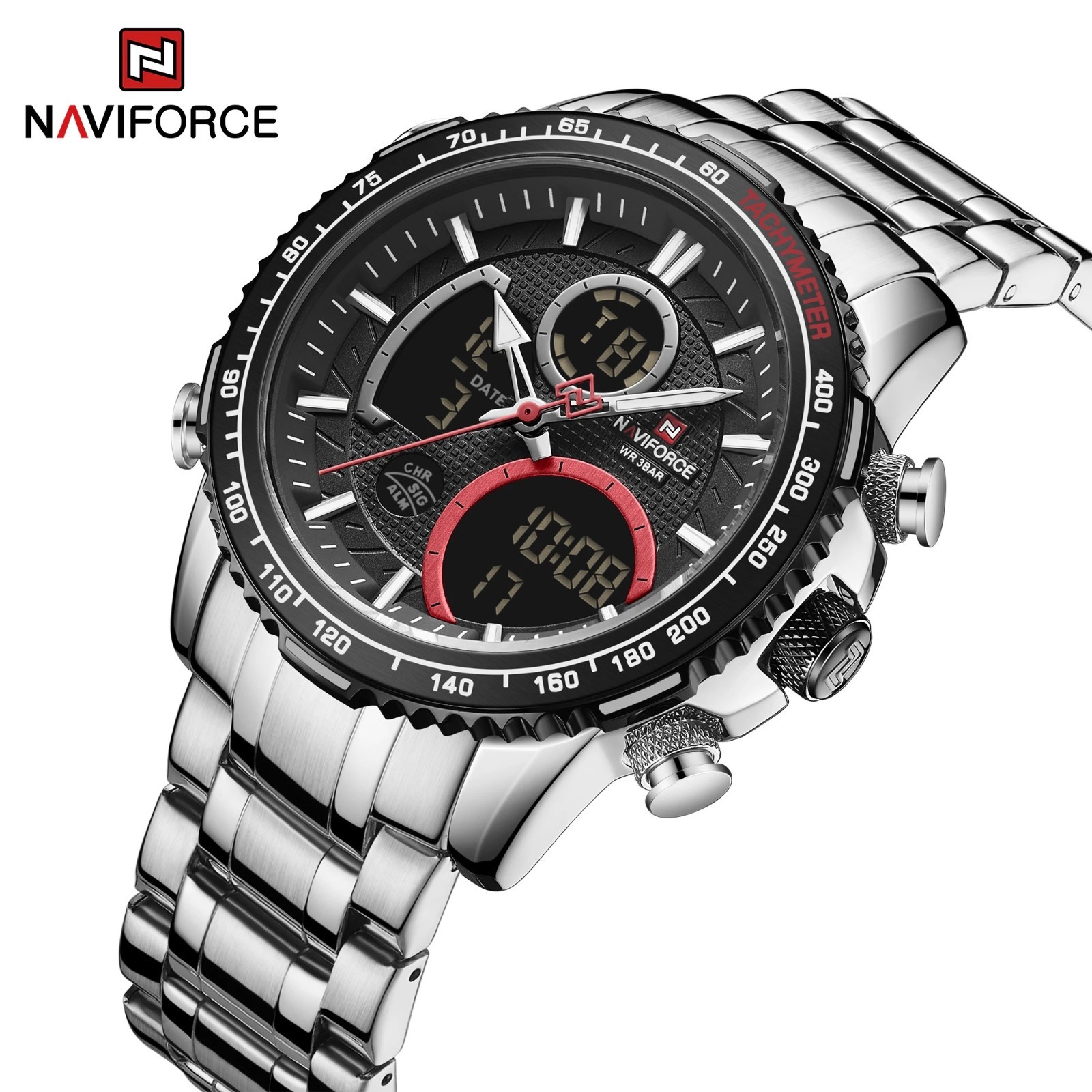 NAVIFORCE Fashion Men Watch Luxury Brand Sport Watch For Men Chronograph Quartz