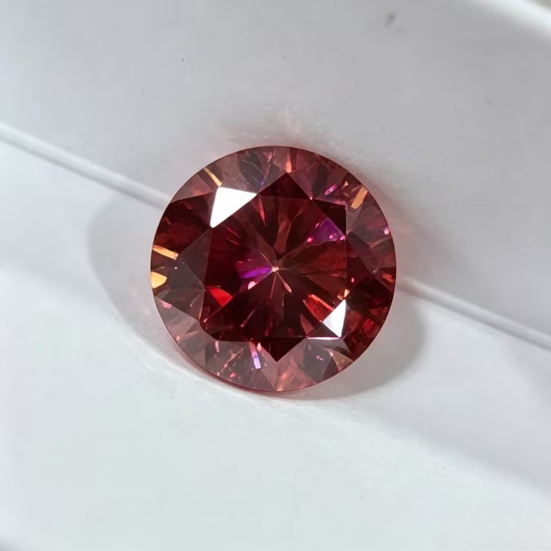 VVS1 Moissanite Loose Round Cut 0.5-3ct Four Colors Handmade Jewelry Supply GRA