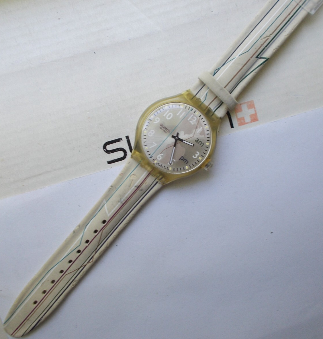 SWATCH TOUCH ” JET SETTING ” EXCELLENT VINTAGE WOW L@@K