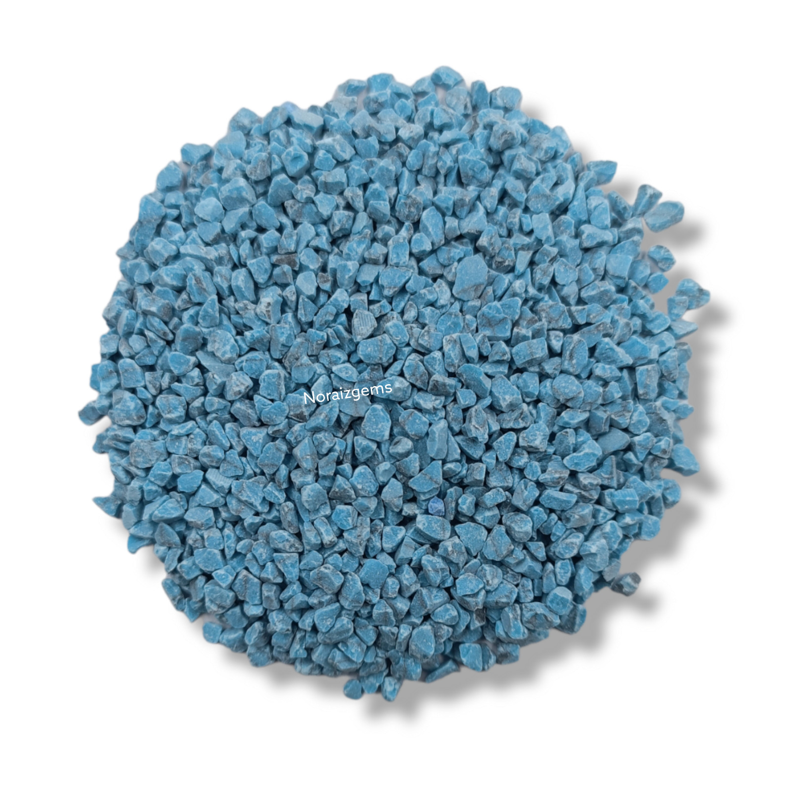 Crushed Turquoise Gemstone Coarse 0.5-1 MM Stone Powder, Healing Stone Powder