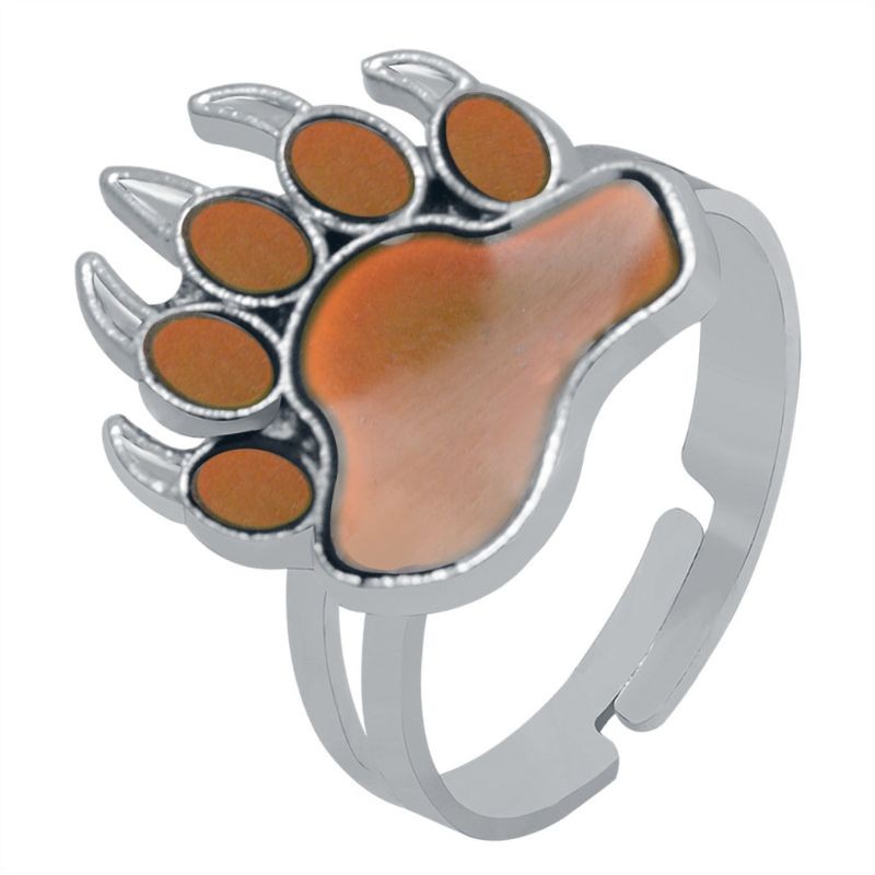 Unisex Changing Color Rings for Women Metal Mood Feeling Tracker Ring for Men