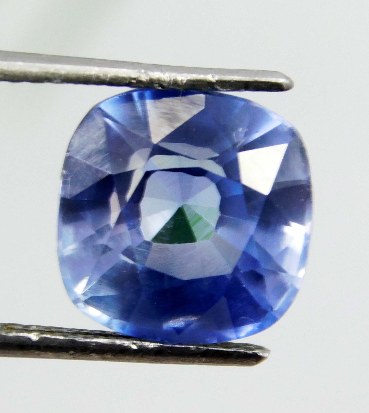 CERTIFIED 7.30 Ct Natural California Rare Blue Benitoite Cushion Cut Gemstone