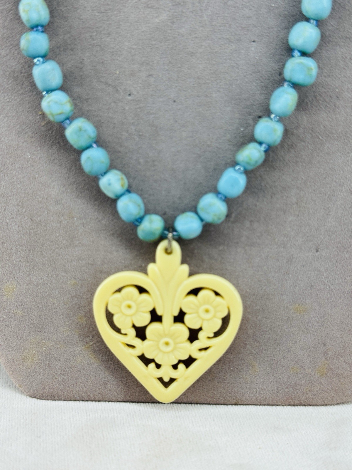 Love Heart Jewelry Lot Necklaces Vintage Modern Mix 7 Pieces