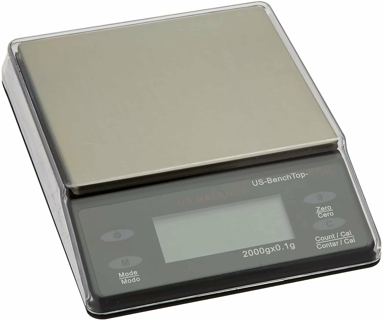 2000g x 0.1g Table Top Digital Scale Gold Herb Gems Gram Oz Calibration Weight