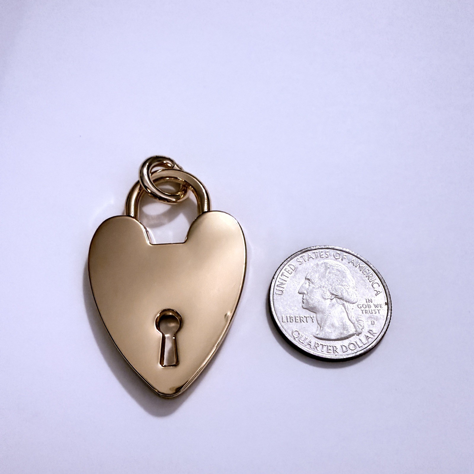 Designer GG Zipper Pull Charm Gold Tone & Pink Pendant