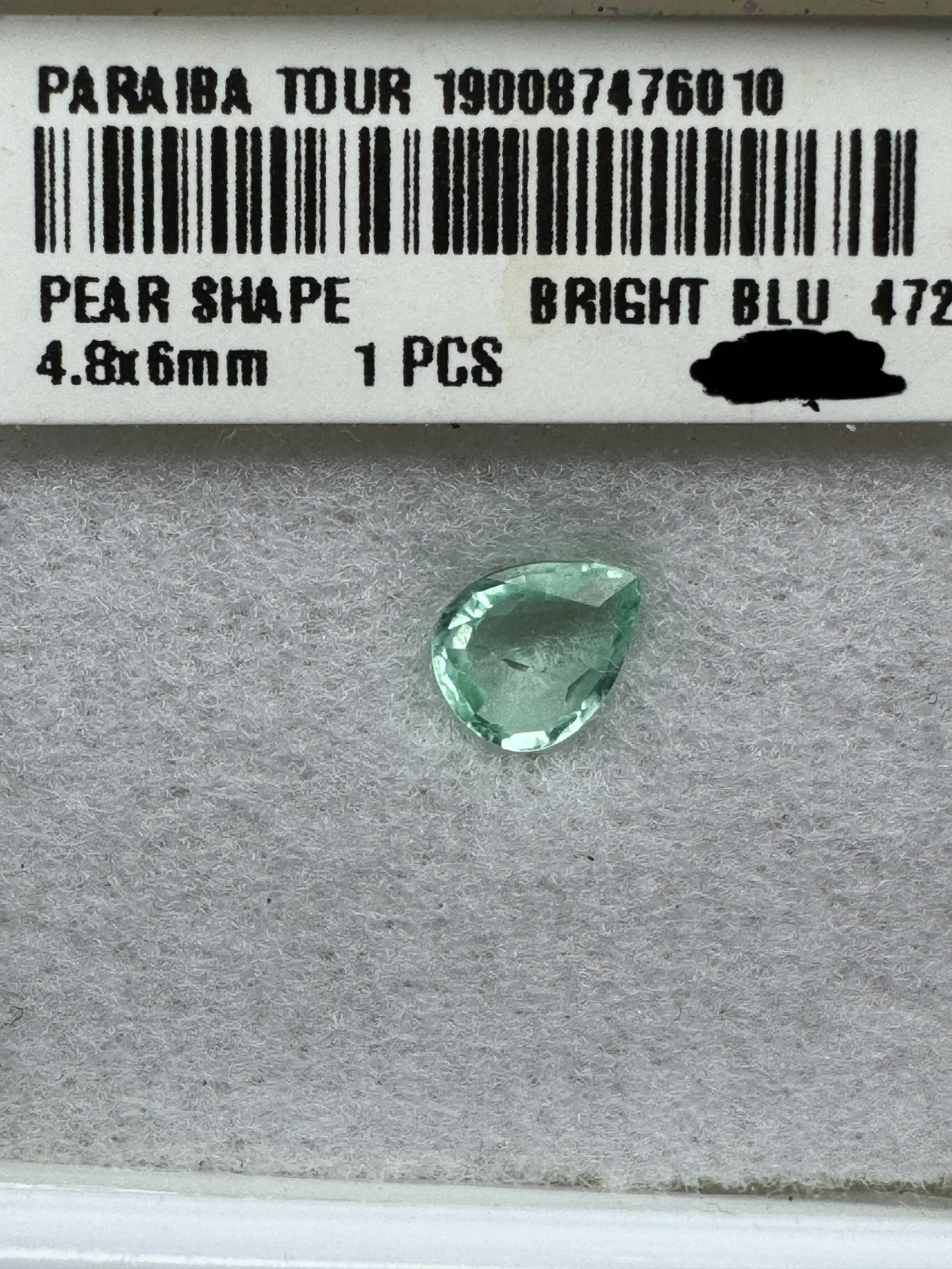 4 PARAIBA TOURMALINES. PRECIOUS GEM INVESTMENT LOT #29: 2.27 Total Carat Weight