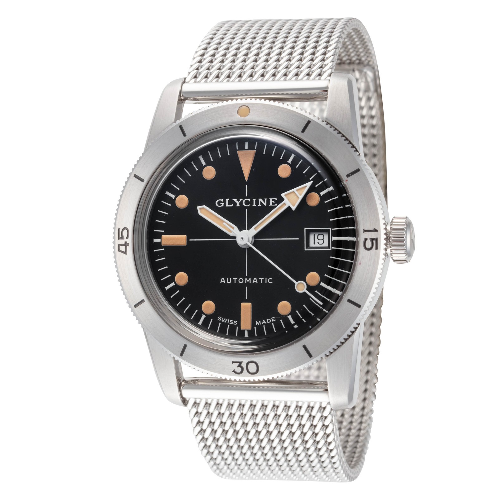 Glycine Unisex Sea Kraken 39mm Automatic Watch GL0504